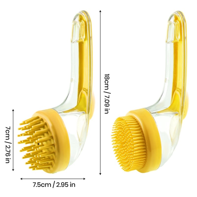 New 2 in 1 Pet Bath and Grooming Brush