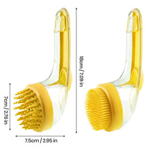 Load image into Gallery viewer, New 2 in 1 Pet Bath and Grooming Brush