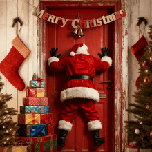 Load image into Gallery viewer, 🎅Santa Claus Door Sticker Decoration