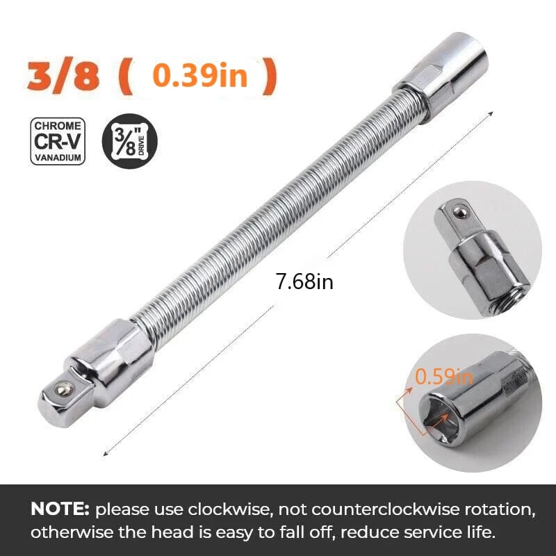 Aless™ Electric Wrench Socket Universal Extension Rrod