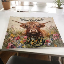 Load image into Gallery viewer, Highland Cow Calendar 2026