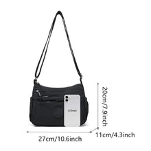 Load image into Gallery viewer, Solid Color Fashionable Multi-pocket Zipper Crossbody Bag