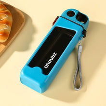 Load image into Gallery viewer, Portable Square Water Bottle with Straw