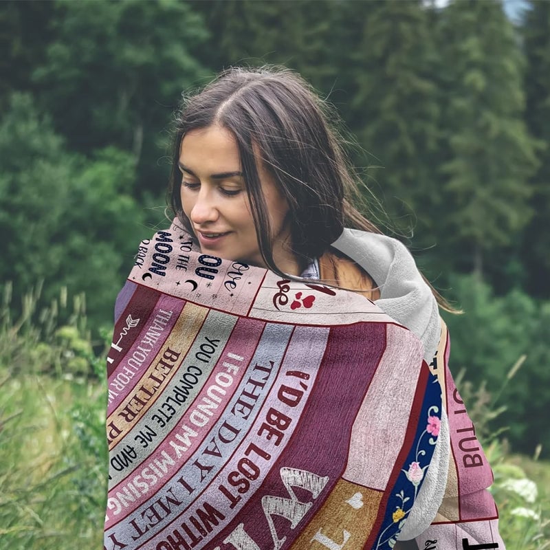 To My Wife Blanket – Romantic Gift from Husband