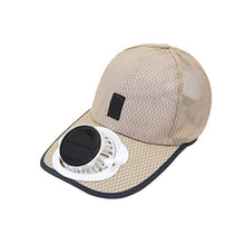 Load image into Gallery viewer, Sakerplus Solar Powered Cooling Fan Cap