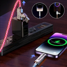 Load image into Gallery viewer, Four-in-One 100W Colorful lights Data Cable