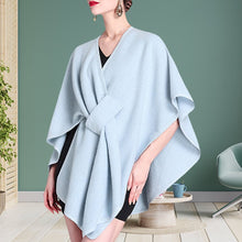 Load image into Gallery viewer, Women's Solid Color Cape Shawl