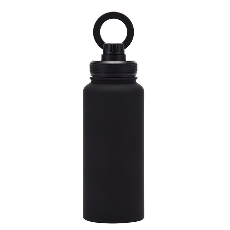Water Bottle with Magnetic Phone Holder