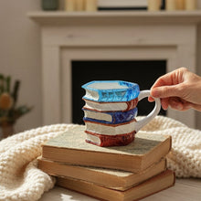 Load image into Gallery viewer, Hand-painted Book Coffee Cup