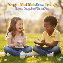 Load image into Gallery viewer, 3D Printed Rainbow Bunny Easter Egg Set