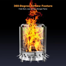 Load image into Gallery viewer, Portable Smokeless Tabletop Firepit