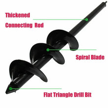 Load image into Gallery viewer, Spiral Rod Earth Drill Bits 2 Counts/set