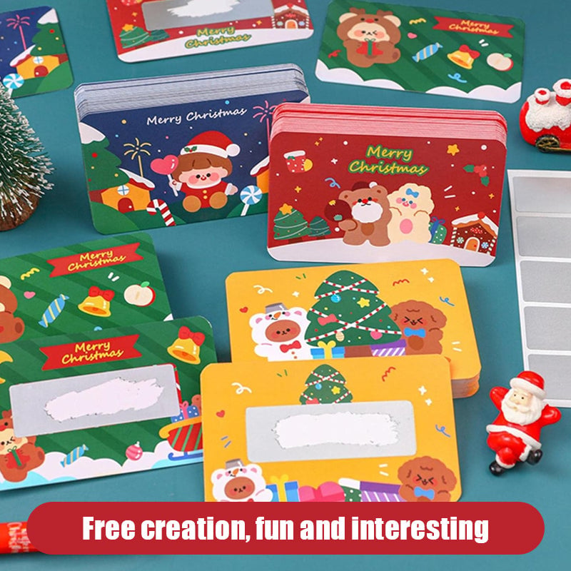 Christmas Scratch Card 80*Cards + 80*Membranes