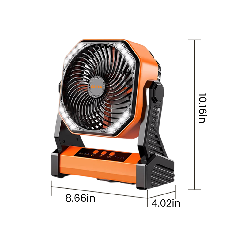 Outdoor Portable Cooling Fan - Rechargeable Camping Fan