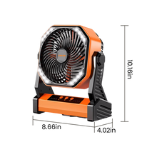 Load image into Gallery viewer, Outdoor Portable Cooling Fan - Rechargeable Camping Fan