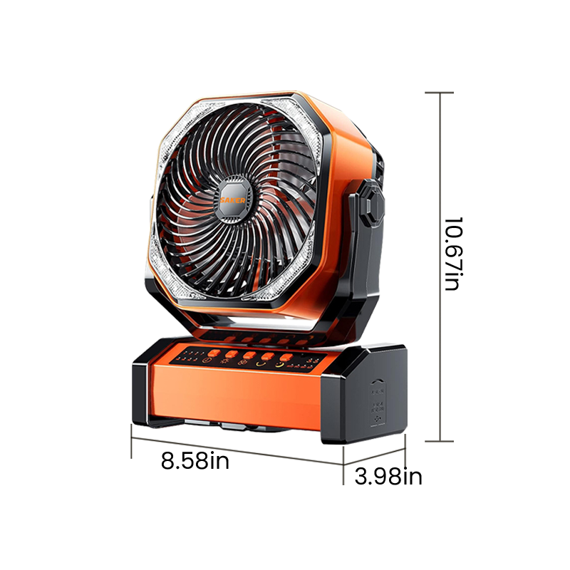 Outdoor Portable Cooling Fan - Rechargeable Camping Fan
