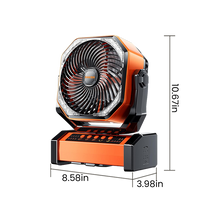 Load image into Gallery viewer, Outdoor Portable Cooling Fan - Rechargeable Camping Fan