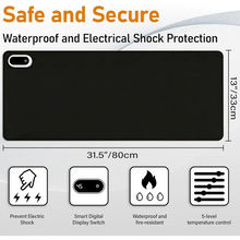 Load image into Gallery viewer, Large Heated Mouse Pad with Adjustable Heat Levels