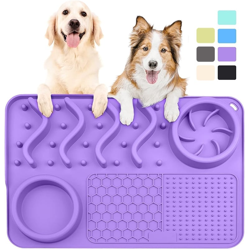 Slow Feeder Lick Mat for Dogs & Cats