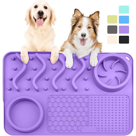 Slow Feeder Lick Mat for Dogs & Cats