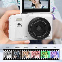 Load image into Gallery viewer, 64 million pixel high-definition flip-screen digital camera