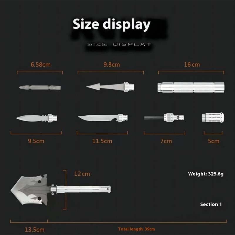 Multi-Purpose Camping Survival Shovel