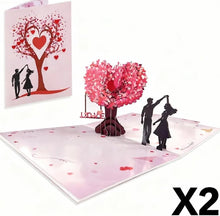 Load image into Gallery viewer, 3D Pop-Up Valentine’s Day &amp; Anniversary Love Tree Greeting Card
