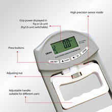 Load image into Gallery viewer, Digital Hand Grip Strength Tester
