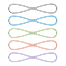 Load image into Gallery viewer, 8-Shaped Silicone Resistance Band with Massage Grip