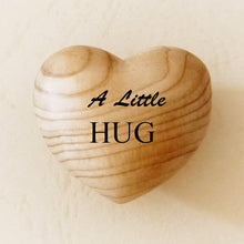Load image into Gallery viewer, Pocket Hug Wooden Heart Token