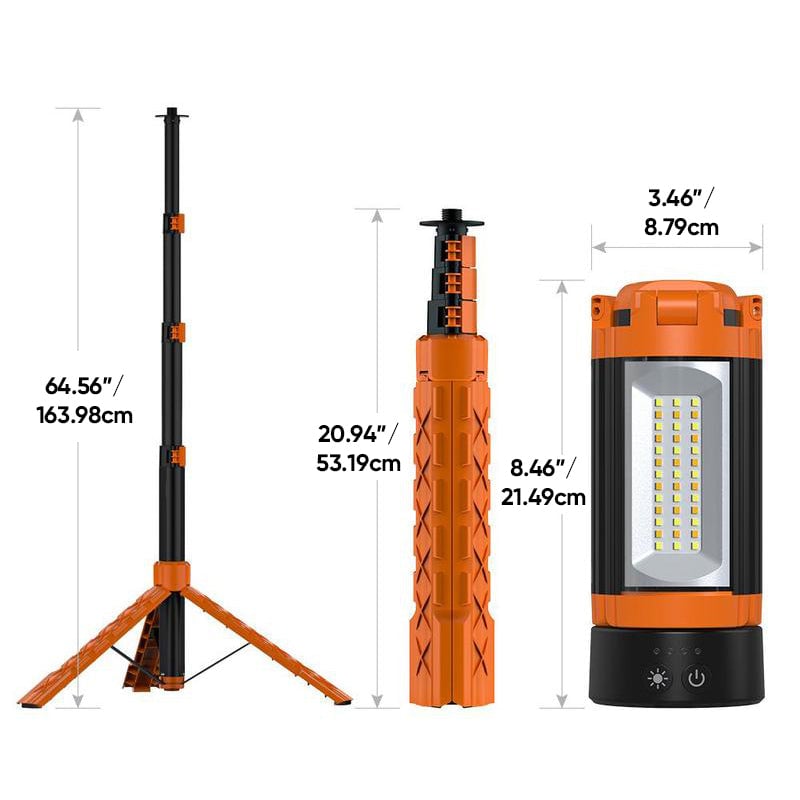 Foldable Camping Light with Bracket
