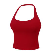 Load image into Gallery viewer, Women's Solid Removable Chest Pad Sports Tank Top