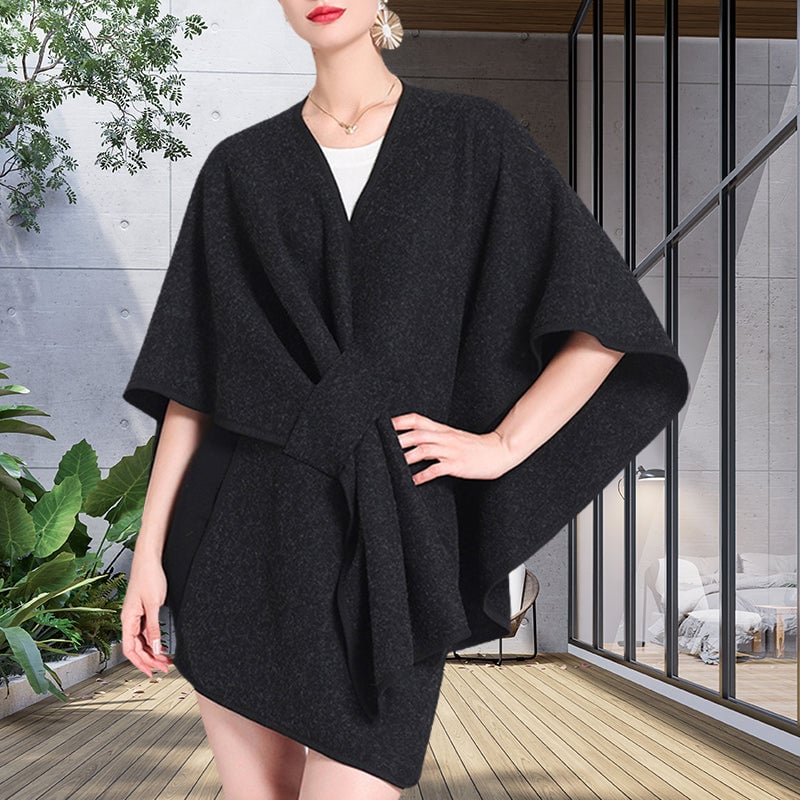 Women's Solid Color Cape Shawl