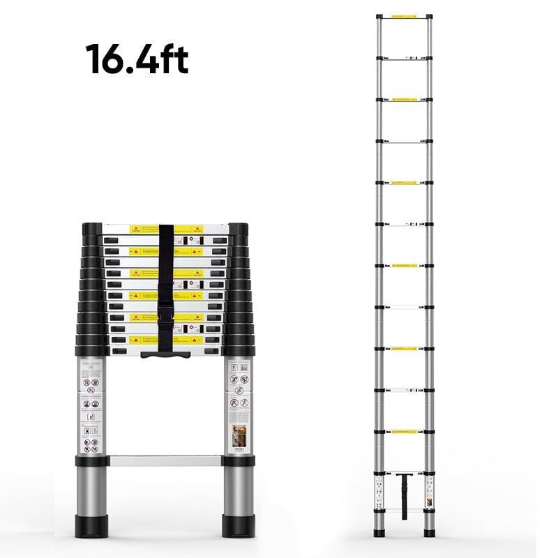 Sakerplus Portable Collapsible Extension Ladder