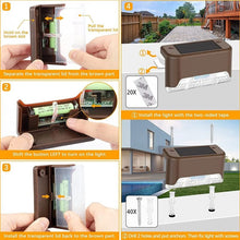 Load image into Gallery viewer, Solar Outdoor Stair Lights (4PCS)