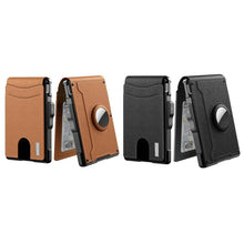Load image into Gallery viewer, Men's Business Style Pu Leather Card Slots for AirTag