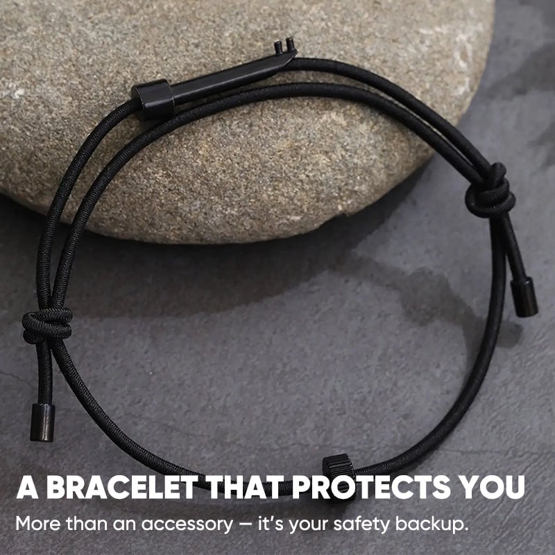 Emergency Window Breaker Bracelet (with integrated key)