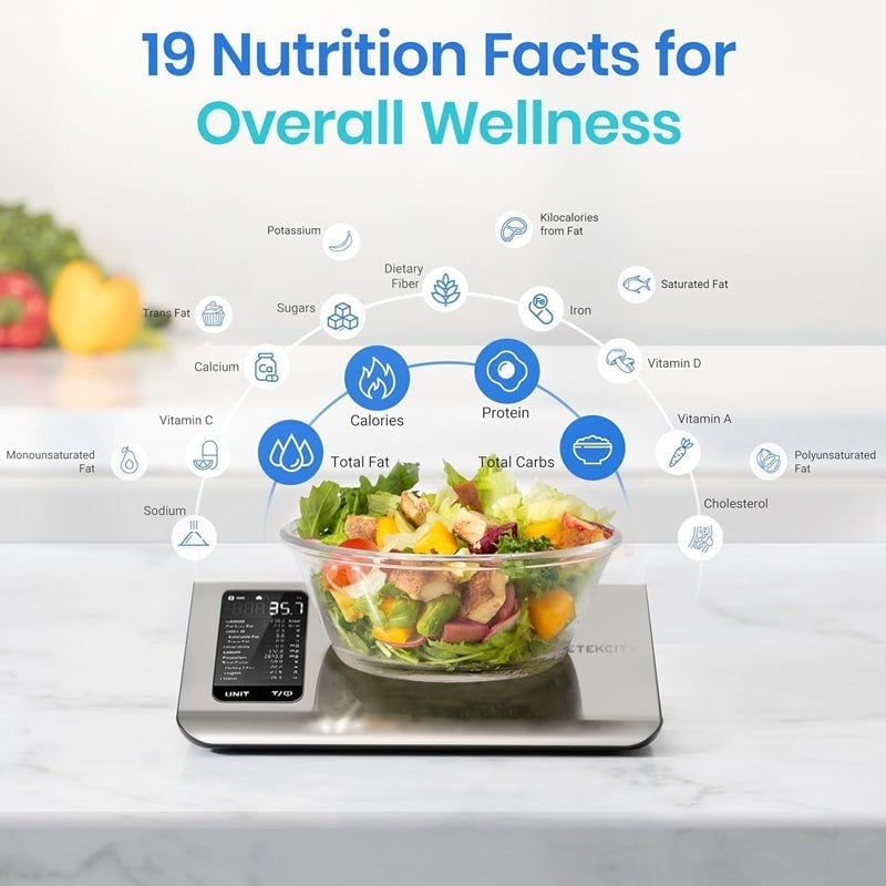 Smart Nutrition Tracking Kitchen Scale