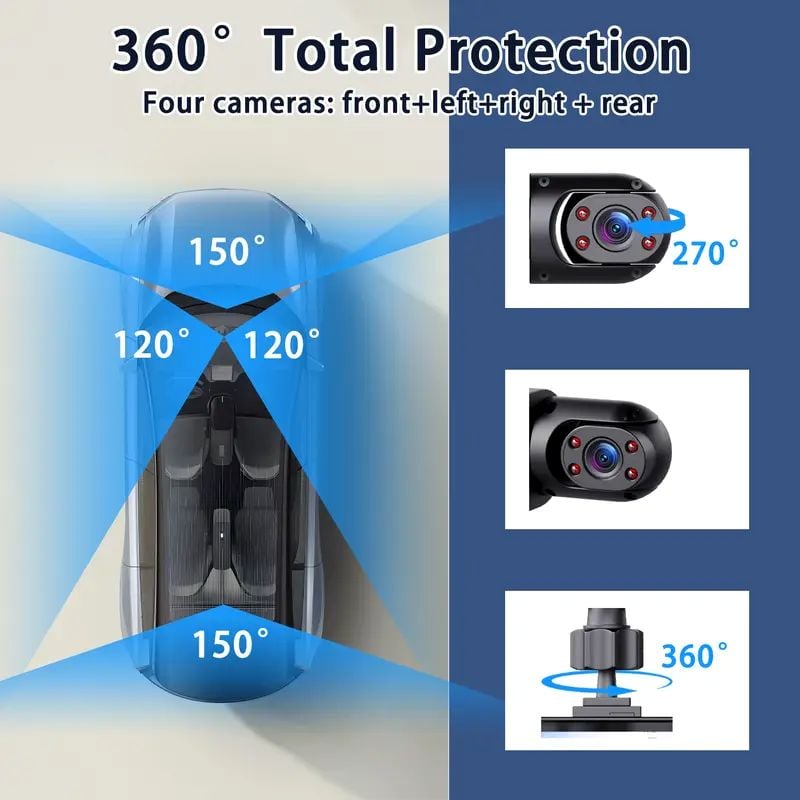 Sakerplus Full View Car Dashcam System