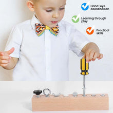 Load image into Gallery viewer, Educational Screw-Tightening Busy Board