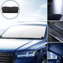 Load image into Gallery viewer, Nano-Insulated Retractable Car Sunshade Curtain