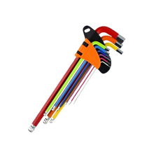 Load image into Gallery viewer, Rainbow Colored Long Arm Allen Wrench Set