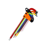 Rainbow Colored Long Arm Allen Wrench Set