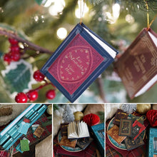 Load image into Gallery viewer, Mini Book Ornament Advent Calendar