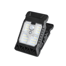 Load image into Gallery viewer, USB &amp; Solar Powered Motion Sensor Clip Lights