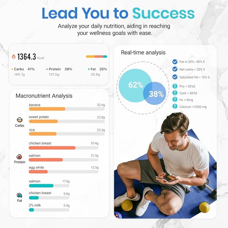 Smart Nutrition Tracking Kitchen Scale