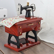 Load image into Gallery viewer, Vintage Sewing Machine Design Music Box