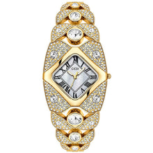 Load image into Gallery viewer, Luxury Full Diamond Bangle Bracelet Watch