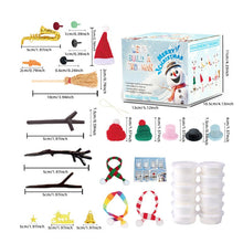 Load image into Gallery viewer, DIY Christmas Clay Snowman