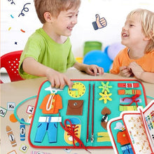 Load image into Gallery viewer, Toddler Felt Busy Board Montessori Toys
